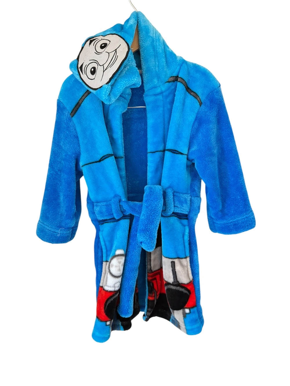 Thomas & Friends Plush Hooded Robe in Bright Blue 2T
